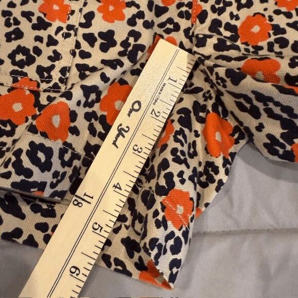 Banana Republic / Madison 2 PC Bundle Print Trouser Shorts Floral Paisley Size 4 - Picture 14 of 15